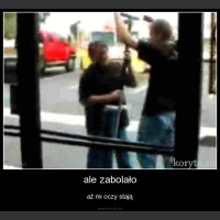 ale zabolało