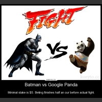 Batman vs Google Panda